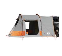 vidaXL Tenda da Campeggio 2 Persone Grigio e Arancione Impermeabile