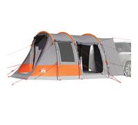 vidaXL Tenda da Campeggio 2 Persone Grigio e Arancione Impermeabile