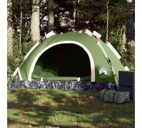 vidaXL Tenda da Campeggio 2 Persone Verde a Rilascio Rapido