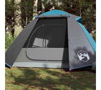 vidaXL Tenda da Campeggio a Cupola per 2 Persone Blu Impermeabile
