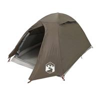 vidaXL Tenda da Campeggio a Cupola per 2 Persone Marrone Impermeabile, Tenda, Tenda da Esterno, Tenda per 2 Persone, Tenda da Giardino