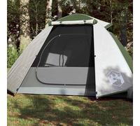 vidaXL Tenda da Campeggio a Cupola per 2 Persone Verde Impermeabile