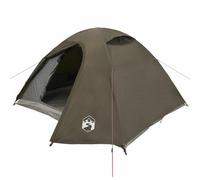 vidaXL Tenda da Campeggio a Cupola per 3 Persone Marrone Impermeabile, Tenda, Tenda da Esterno, Tenda per 3 Persone, Tenda da Giardino