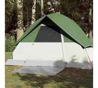 vidaXL Tenda da Campeggio a Cupola per 3 Persone Verde Impermeabile