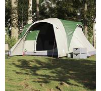 vidaXL Tenda da Campeggio a Cupola per 6 Persone Verde Impermeabile
