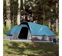 vidaXL Tenda da Campeggio a Cupola per 9 Persone Blu Impermeabile