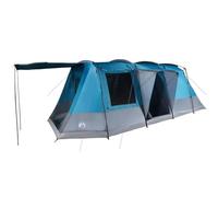 vidaXL Tenda da Campeggio a Tunnel per 4 Persone Blu Impermeabile