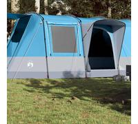 vidaXL Tenda da Campeggio a Tunnel per 4 Persone Blu Impermeabile