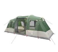 vidaXL Tenda da Campeggio a Tunnel per 4 Persone Verde Impermeabile, Tenda, Tenda da Esterno, Tenda per 4 Persone, Tenda da Giardino