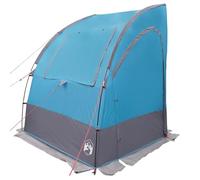 vidaXL Tenda da campeggio blu per le tue avventure all'aria aperta, impermeabile, antivento, spaziosa, 194 x 180 x 210 cm, facile da montare con 11 ancoraggi, design traspirante, comfort, padiglione