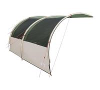 vidaXL Tenda da campeggio impermeabile con altezza regolabile, verde, 260 x 300 cm, facile da installare, chiusura a cerniera, resistente riparo esterno, telo portatile, attrezzatura da trekking