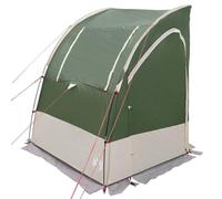 vidaXL Tenda da campeggio impermeabile | per 2 persone, design durevole, struttura traspirante, facile da montare con ancoraggi per pavimenti, colori verde e nero disponibili, riparo per bagagliaio