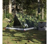 vidaXL Tenda da Campeggio per 2 Persone Mimetica Impermeabile
