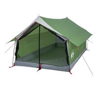 vidaXL Tenda da Campeggio per 2 Persone Verde Impermeabile