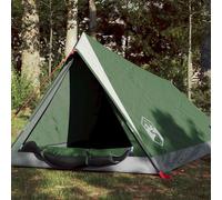 vidaXL Tenda da Campeggio per 2 Persone Verde Impermeabile