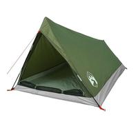 vidaXL Tenda da Campeggio per 2 Persone Verde Oliva Impermeabile, Tenda, Tenda da Esterno, Tenda per 2 Persone, Tenda da Giardino, Tenda Impermeabile