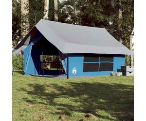vidaXL Tenda da Campeggio per 5 Persone Blu Impermeabile