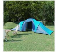 VIDAXL - Tenda Da Campeggio Per 6 Persone Blu E Azzurra