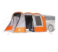 vidaXL Tenda da Campeggio per Auto Grigio e Arancione Impermeabile