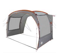 vidaXL Tenda da Campeggio per Auto Grigio e Arancione Impermeabile, Tenda, Tenda da Giardino, Riparo all'aperto, Tenda da Campeggio