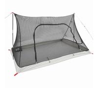 vidaXL Tenda da campeggio per una persona in grigio, con chiusura a cerniera, antivento e traspirante. Attrezzatura facile da montare per le tue avventure estive. Rifugio portatile a forma di