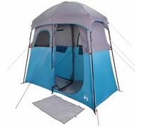 vidaXL Tenda da Doccia per 2 Persone Blu Impermeabile, Tenda, Tenda da Giardino, Tenda da Giardino, Tenda da Campeggio, Tenda da Esterno