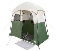 vidaXL Tenda da Doccia per 2 Persone Verde Impermeabile, Tenda, Tenda da Giardino, Tenda da Giardino, Tenda da Campeggio, Tenda da Esterno