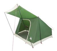 vidaXL Tenda da esterno verde per 2 persone, in poliestere e polietilene, resistente alle intemperie con cerniera, rivestimento in PU, traspirante, impermeabile, 200 x 160 x 130 cm, borsa portatile da