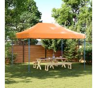 vidaXL Tenda da Festa Pieghevole Pop-Up Arancione 292x292x315 cm