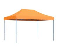 vidaXL Tenda da Festa Pieghevole Pop-Up Arancione 410x279x315 cm