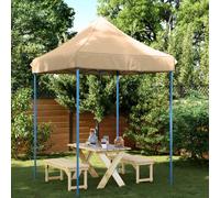 vidaXL Tenda da Festa Pieghevole Pop-Up Beige 200x200x306 cm