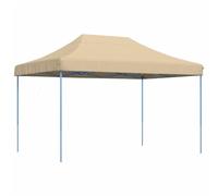 vidaXL Tenda da Festa Pieghevole Pop-Up Beige 410x279x315 cm