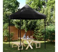 vidaXL Tenda da Festa Pieghevole Pop-Up Nero 200x200x306 cm