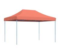 vidaXL Tenda da Festa Pieghevole Pop-Up Terracotta 410x279x315 cm