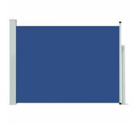 vidaXL - Tenda da giardino a scomparsa, copertura per la privacy, tenda parasole, paravento, per esterni, prato, cortile, giardino, tenda retrattile, 100 x 500 cm, colore: blu