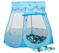 VidaXL Tenda da Gioco per Bambini Blu con 250 Palline 102x102x82 cm