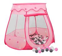 VidaXL Tenda da Gioco per Bambini Rosa con 250 Palline 102x102x82 cm