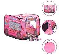 VidaXL Tenda da Gioco per Bambini Rosa con 250 Palline 70x112x70 cm