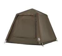 vidaXL Tenda da Pesca 4 Persone Verde Oliva a Rilascio Rapido