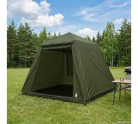 vidaXL Tenda da Pesca 4 Persone Verde Oliva a Rilascio Rapido