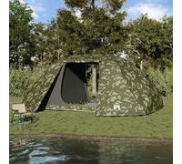 vidaXL Tenda da pesca con tetto Mimetico 514 x 465 x 187 cm