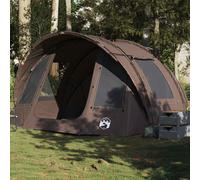 vidaXL Tenda da Pesca per 2 Persone Marrone Impermeabile