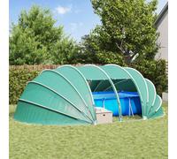 vidaXL Tenda da piscina a cupola Blu 538 x 440 x 204 cm