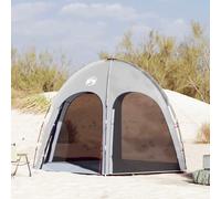 vidaXL Tenda da Piscina con tetto Grigio 366 x 305 x 231 cm