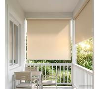 vidaXL Tenda da sole a rullo con protezione UV Beige Poliestere, Tende a rullo, moderne e alla moda, resistenti ai raggi UV, isolamento termico, taupe, risparmio energetico