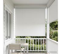 vidaXL Tenda da sole a rullo con protezione UV Bianco Poliestere