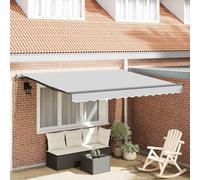 vidaXL Tenda da Sole Antracite 3,5 x 2,5 m Metallo