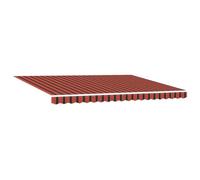 vidaXL Tendone Retrattile Automatico Arancione e Marrone 450 x 300cm Resistente ai Raggi UV Impermeabile Design Moderno per Spazi Esterni Ombra Protezione Sole Patio Ombra Giardino Regolabile