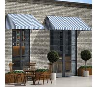 vidaXL Tenda da Sole Blu 200 cm Tessuto