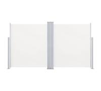 vidaXL Tenda da Sole Due Lati Retrattile per Patio 170x600 cm Crema